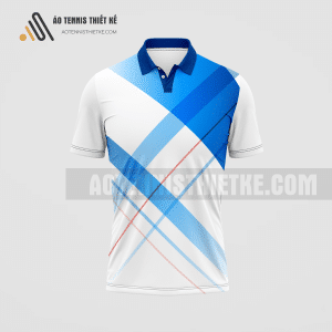 Mẫu áo Tennis thiết kế màu xanh ATNTK1