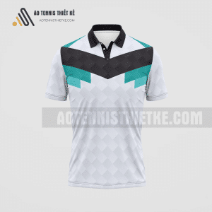 Mẫu áo Tennis thiết kế màu trắng ATNTK10