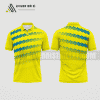 Mẫu áo chơi tennis câu lạc bộ Lào Cai màu vàng thiết kế ATNTK63