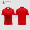 Mẫu áo chơi tennis câu lạc bộ luật - nhân văn màu đỏ thiết kế ATNTK122