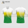 Mẫu áo chơi tennis câu lạc bộ ngôn ngữ A rập – Tiếng Ả rập màu xanh lá thiết kế ATNTK137
