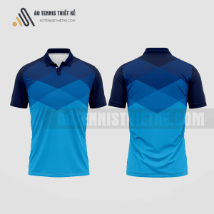 Mẫu áo đấu tennis câu lạc bộ Kiên Giang màu xanh dương thiết kế ATNTK59
