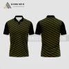 Mẫu áo đấu tennis câu lạc bộ Yên Bái màu đen thiết kế ATNTK89
