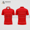 Mẫu áo đấu tennis câu lạc bộ quản lý xây dựng màu đỏ thiết kế ATNTK103