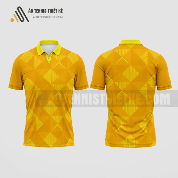 Mẫu áo giải tennis câu lạc bộ Đà Nẵng màu vàng thiết kế ATNTK41