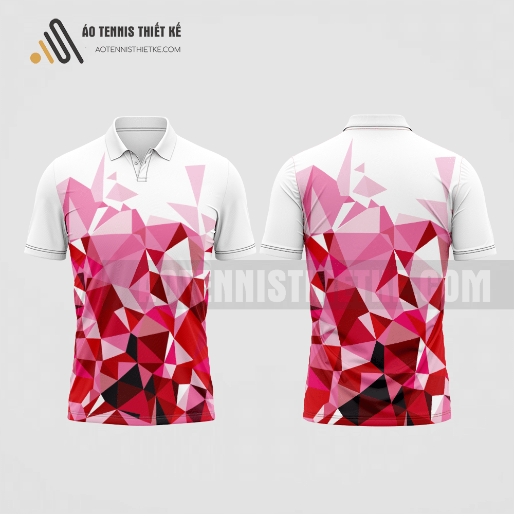 Mẫu áo giải tennis câu lạc bộ Tuyên Quang màu hồng thiết kế ATNTK86
