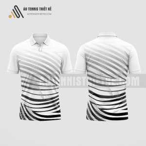 Mẫu áo giải tennis câu lạc bộ ngôn ngữ Trung – Tiếng Trung màu trắng thiết kế ATNTK130