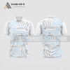 Mẫu áo polo tennis câu lạc bộ quản trị khách sạn màu trắng thiết kế ATNTK108