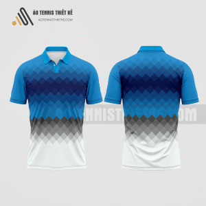 Mẫu áo polo tennis câu lạc bộ luật kinh tế màu xanh da trời kế ATNTK123