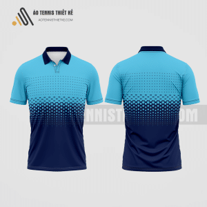 Mẫu áo quần vợt câu lạc bộ Cà Mau màu xanh da trời thiết kế ATNTK38