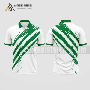 Mẫu áo quần vợt câu lạc bộ kế toán màu lá cây thiết kế ATNTK112