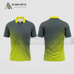 Mẫu áo quần vợt câu lạc bộ kinh doanh nông nghiệp màu xám thiết kế ATNTK232