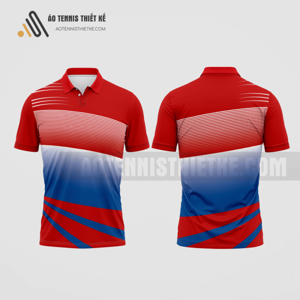 Mẫu áo quần vợt câu lạc bộ sư phạm mầm non màu đỏ thiết kế ATNTK202