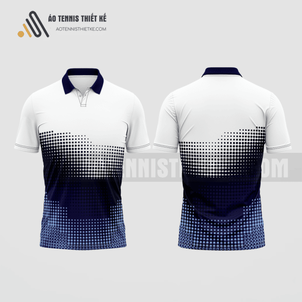Mẫu áo tennis nam câu lạc bộ luật quốc tế màu xanh tím than thiết kế ATNTK124