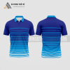 Mẫu áo thi đấu quần vợt câu lạc bộ công nghệ truyền thông màu xanh nước biển thiết kế ATNTK173