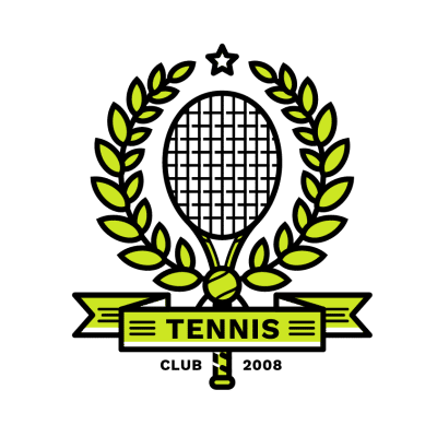 Mẫu logo tennis dành cho đội, câu lạc bộ thiết kế đẹp (47)