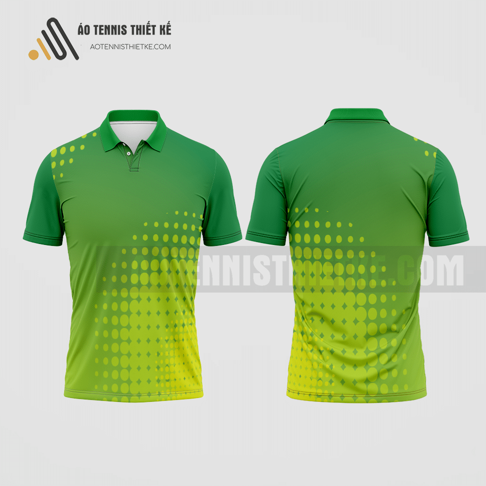 Mẫu đồng phục tennis câu lạc bộ Khánh Hòa màu xanh nõn chuối thiết kế ATNTK58