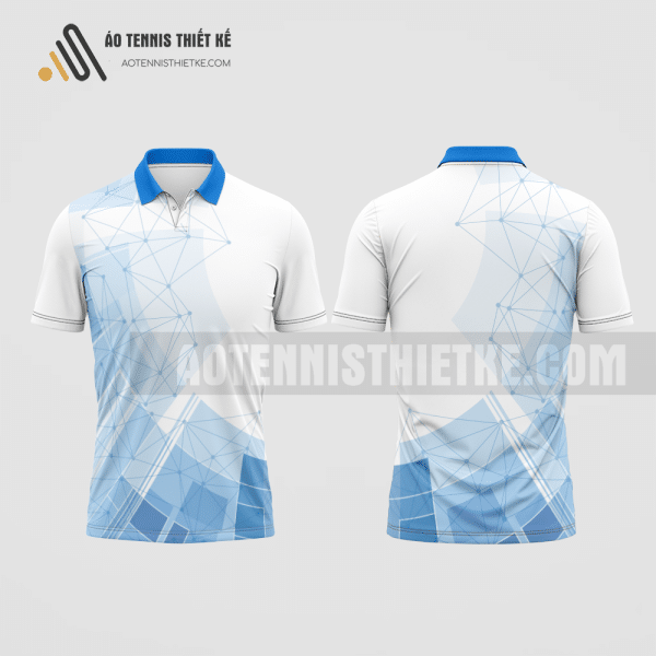 Mẫu đồng phục tennis câu lạc bộ giáo dục thể chất màu trắng thiết kế ATNTK207