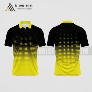 Mẫu đồng phục tennis câu lạc bộ ngôn ngữ Tây Ban Nha – Tiếng Tây Ban Nha màu vàng thiết kế ATNTK132