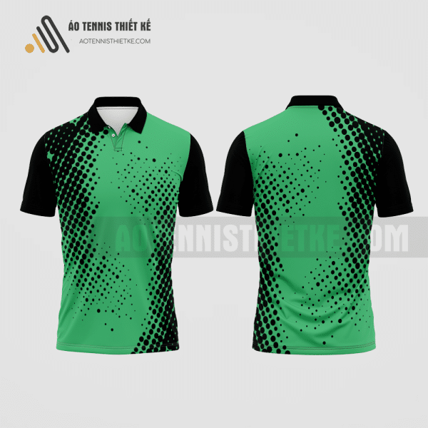Mẫu trang phục thi đấu tennis câu lạc bộ ngôn ngữ Italya – Tiếng Italya màu xanh ngọc thiết kế