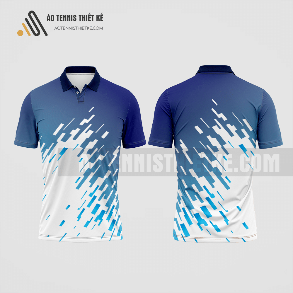 Mẫu áo tennis nam câu lạc bộ Thái Bình màu xanh tím than thiết kế ATNTK80