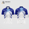 Mẫu áo thi đấu quần vợt câu lạc bộ giáo dục tiểu học màu xanh tím than thiết kế ATNTK203