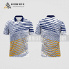 Mẫu đồng phục tennis câu lạc bộ toán học màu trắng thiết kế ATNTK196