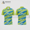Mẫu trang phục thi đấu tennis câu lạc bộ xuất bản màu xanh chuối thiết kế ATNTK179