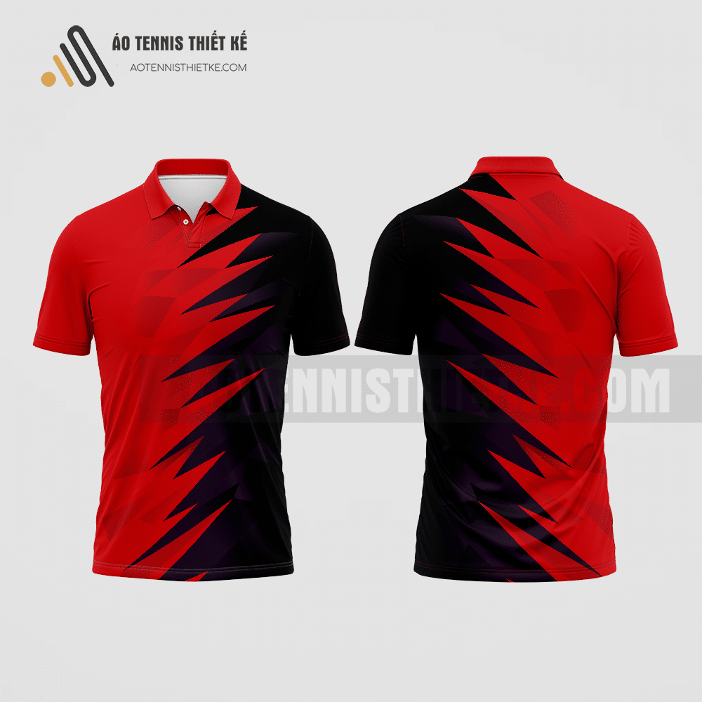 Mẫu áo quần vợt câu lạc bộ hóa học màu đỏ thiết kế ATNTK187
