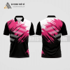 Mẫu áo tennis nam câu lạc bộ Long An màu hồng thiết kế ATNTK65
