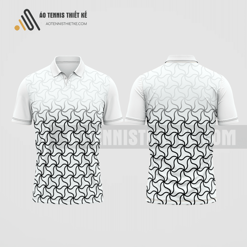 Mẫu quần áo tennis câu lạc bộ Nam Định màu trắng thiết kế ATNTK66