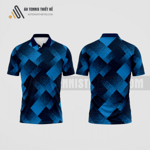 Mẫu trang phục thi đấu tennis câu lạc bộ Kon Tum màu xanh tím than thiết kế ATNTK60