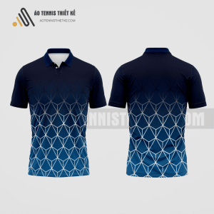 Mẫu áo tennis câu lạc bộ lịch sử học màu xanh tím than thiết kế ATNTK146