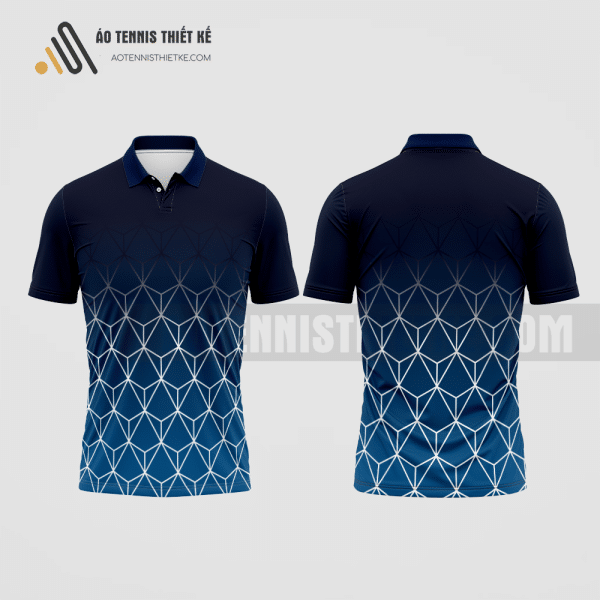 Mẫu áo tennis câu lạc bộ lịch sử học màu xanh tím than thiết kế ATNTK146