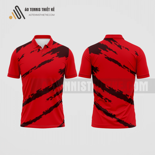 Mẫu áo thun tennis câu lạc bộ kỹ thuật phần mềm màu đỏ thiết kế ATNTK120