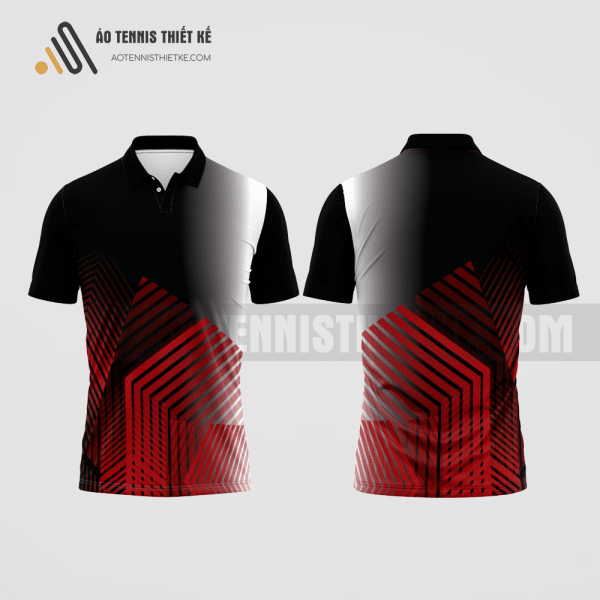 Mẫu trang phục thi đấu tennis câu lạc bộ sư phạm tiếng Pháp màu đỏ thiết kế ATNTK224