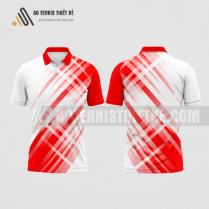 Mẫu áo thun tennis câu lạc bộ Quảng Trị màu đỏ thiết kế ATNTK76