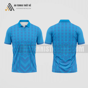 Mẫu áo chơi tennis câu lạc bộ An Dương màu xanh da trời thiết kế độc ATNTK272