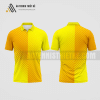 Mẫu áo chơi tennis câu lạc bộ Ngân hàng Bao Viet Bank màu vàng thiết kế giá rẻ ATNTK242