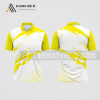 Mẫu áo đấu tennis câu lạc bộ Ngân hàng SG Công Thương SaigonBank màu vàng thiết kế uy tín ATNTK253