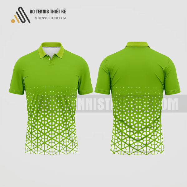 Mẫu áo giải tennis câu lạc bộ Ngân hàng Bản Việt màu xanh chuối thiết kế đẹp ATNTK235