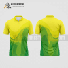 Mẫu áo giải tennis câu lạc bộ Ngân hàng Sài Gòn SCB màu vàng tự thiết kế ATNTK250