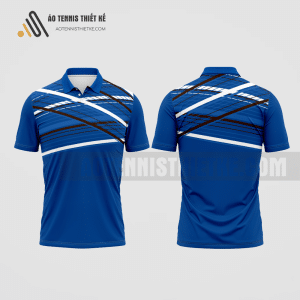 Mẫu áo polo tennis câu lạc bộ Bắc Từ Liêm màu xanh dương thiết kế tốt nhất ATNTK303