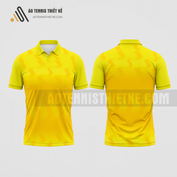 Mẫu áo quần vợt câu lạc bộ Ngân hàng An Bình ABBank màu vàng tự thiết kế ATNTK262