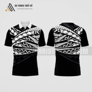 Mẫu áo tennis câu lạc bộ Hưng Yên màu đen thiết kế ATNTK57