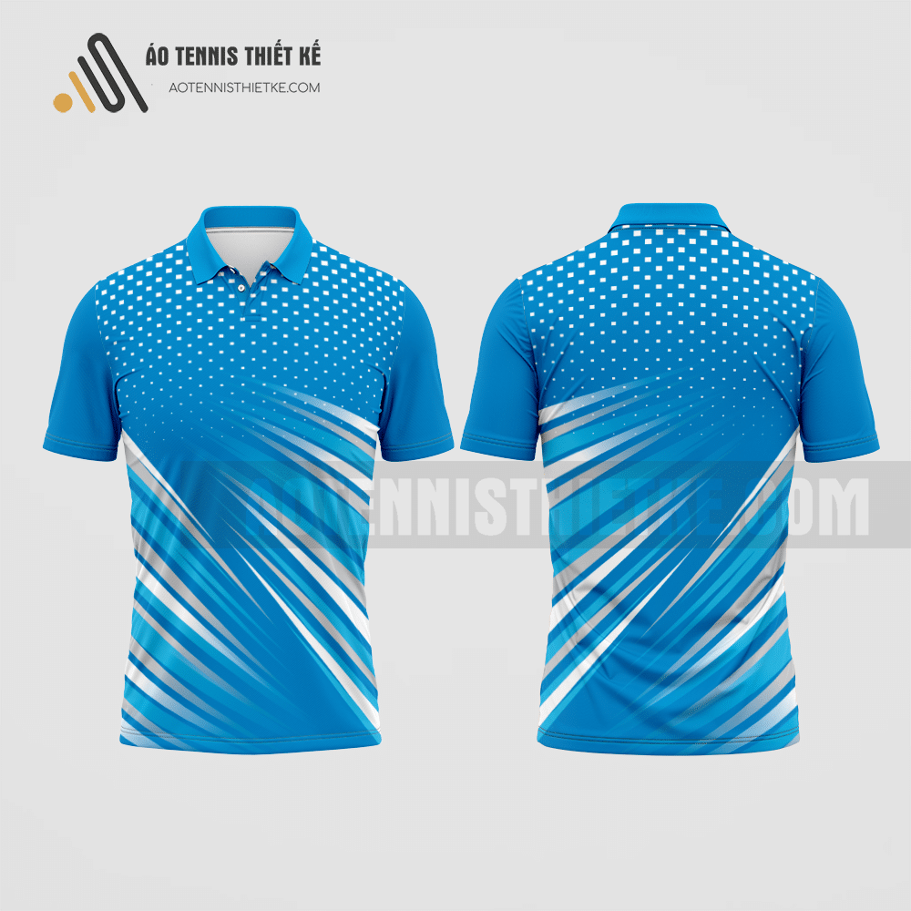Mẫu áo tennis câu lạc bộ Ngân hàng Sài gòn – Hà Nội SHB màu xanh da trời thiết kế cao cấp ATNTK251