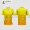 Mẫu áo thi đấu quần vợt câu lạc bộ kinh tế nông nghiệp màu vàng thiết kế ATNTK233
