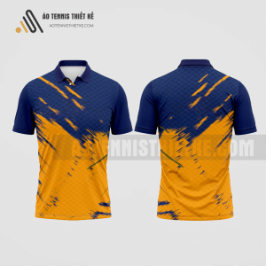 Mẫu áo thun tennis câu lạc bộ Ba Đồn màu cam thiết kế lạ ATNTK285