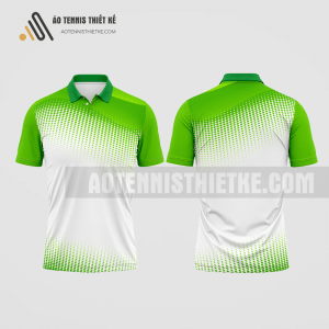 Mẫu áo thun tennis câu lạc bộ Ngân hàng Việt Nam Thương Tín màu xanh lá thiết kế chất lượng ATNTK240