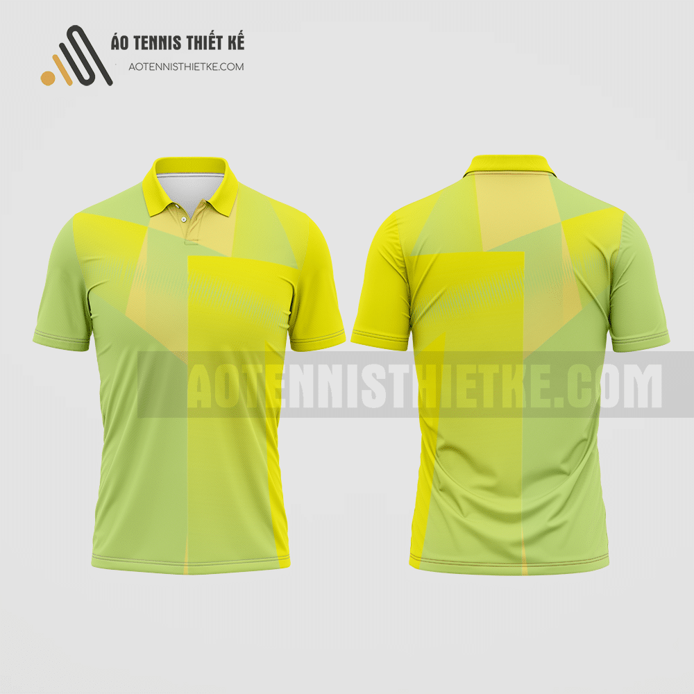 Mẫu đồng phục tennis câu lạc bộ Ngân hàng Sài gòn Thương Tín Sacombank màu vàng thiết kế chất lượng ATNTK252